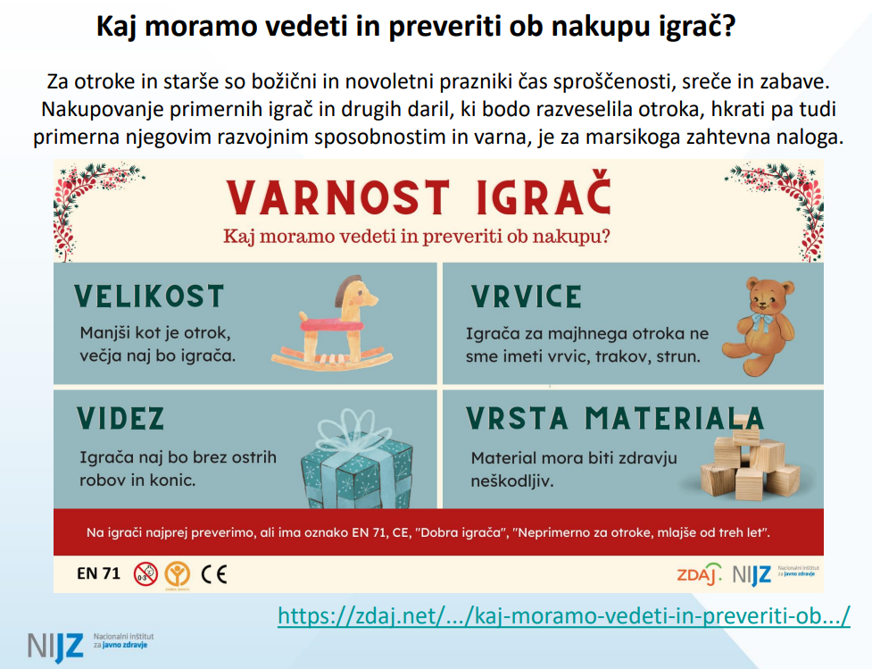 varnost igrač